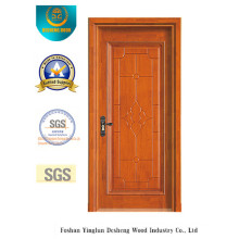 Vereinfachte chinesische Art MDF-Tür für Innenraum mit gelber Farbe (xcl-004)